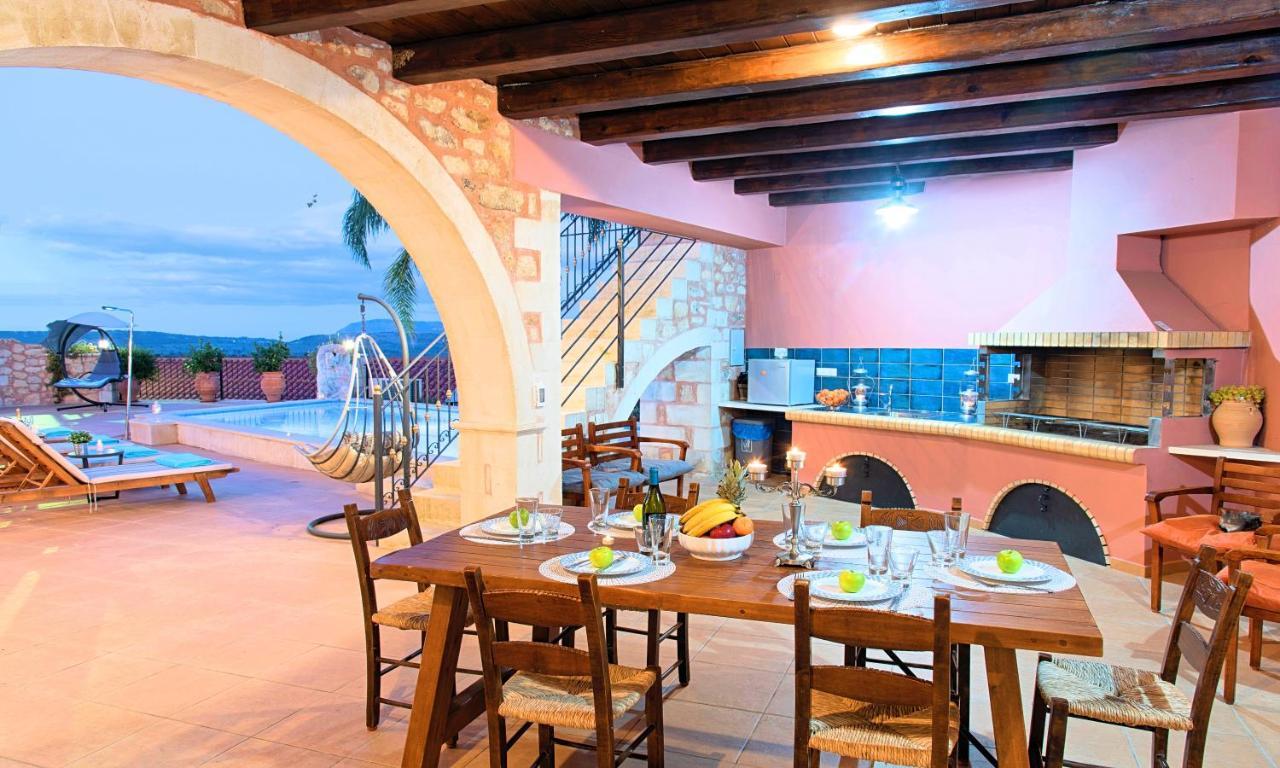 Steve Kois Villa Heated Pool Chania  Eksteriør billede