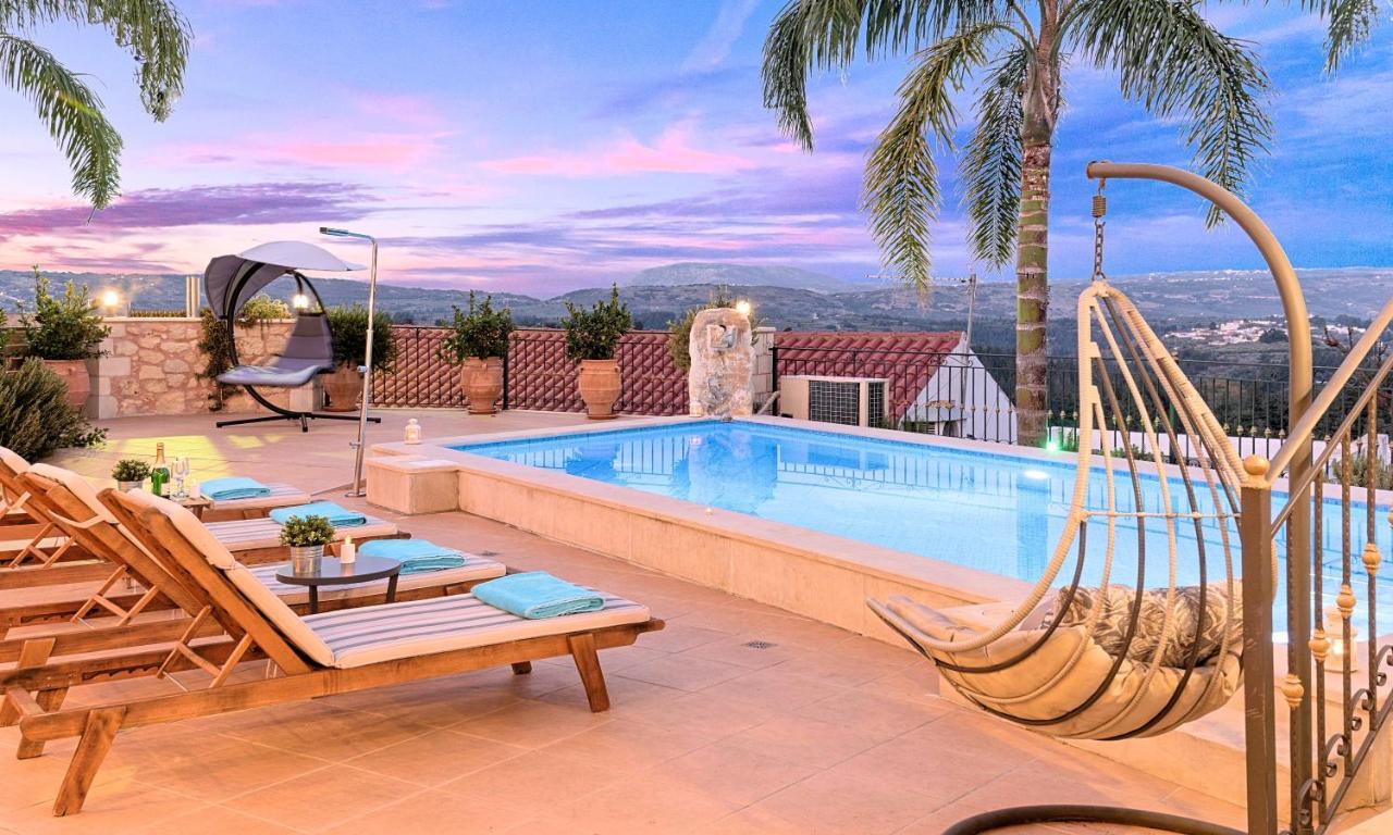 Steve Kois Villa Heated Pool Chania  Eksteriør billede
