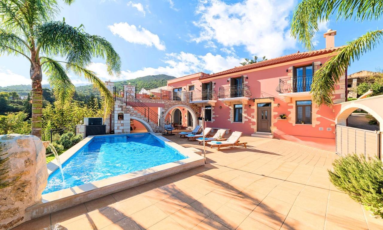 Steve Kois Villa Heated Pool Chania  Eksteriør billede
