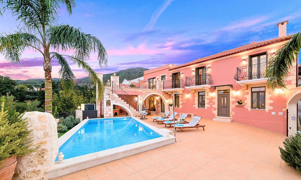 Steve Kois Villa Heated Pool Chania  Eksteriør billede